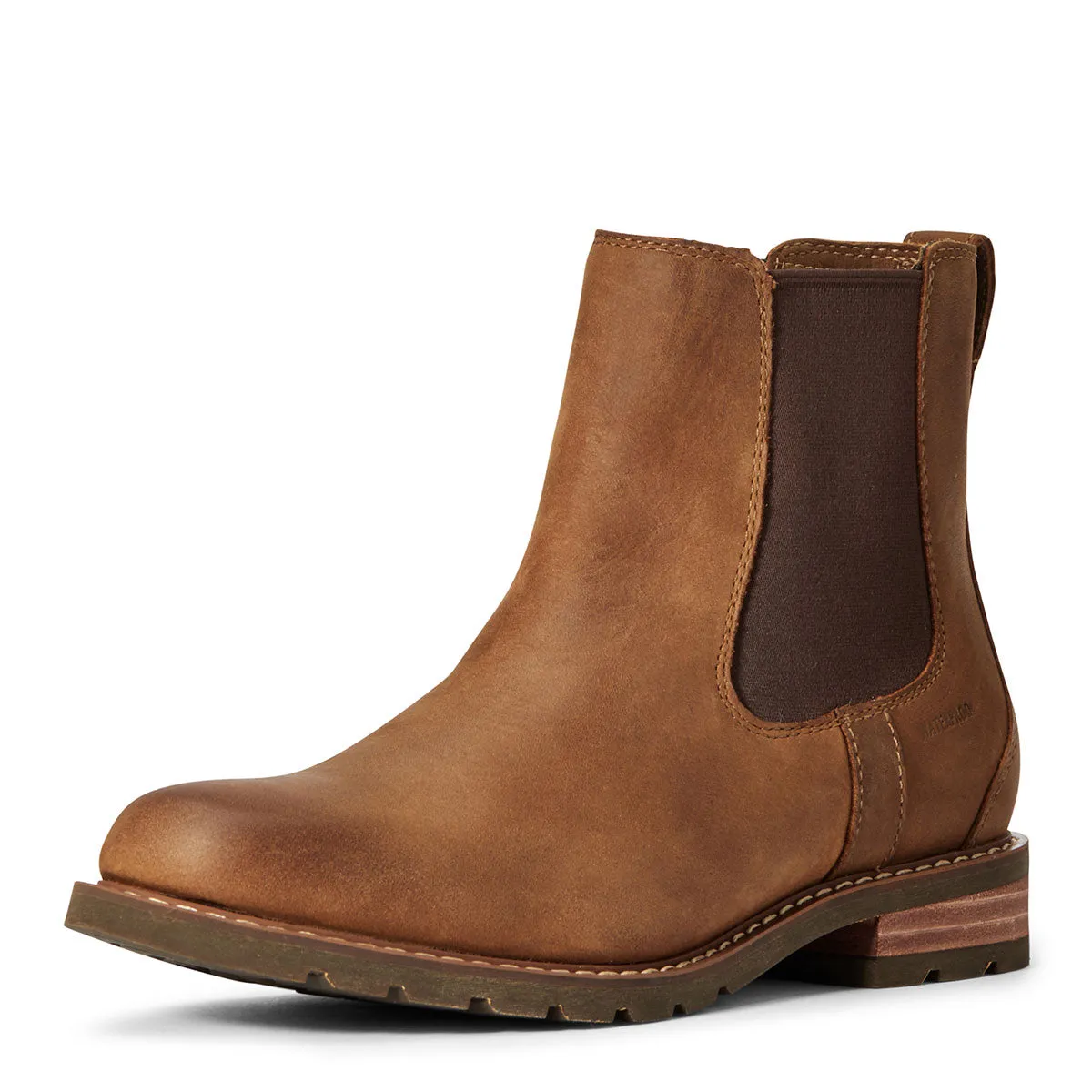 Ariat Women's Wexford Waterproof Chelsea Boots - Weathered Brown