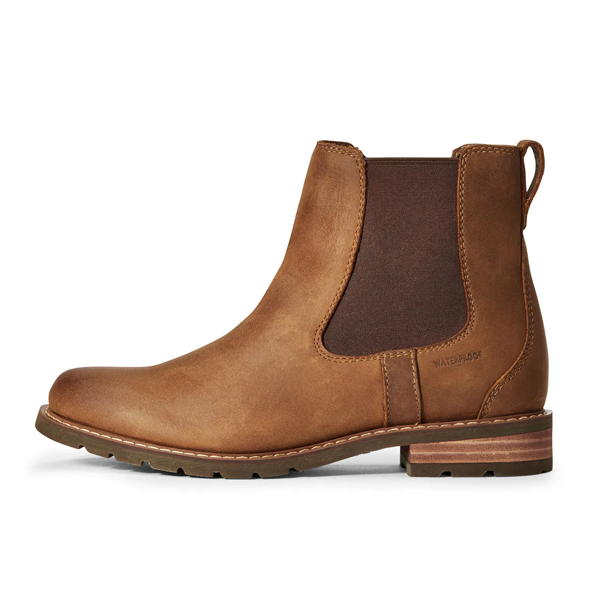 Ariat Women's Wexford Waterproof Chelsea Boots - Weathered Brown