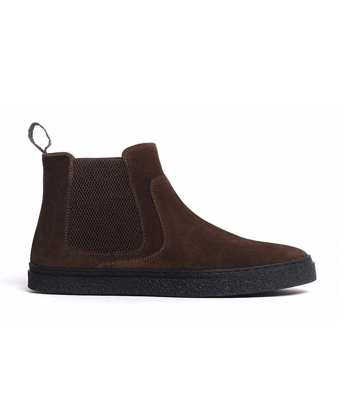 Hills Anthony Veer Men's Suede Chelsea Boots, Dark Brown