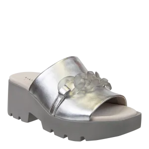 ISO in SILVER Platform Sandals