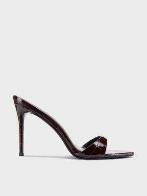 Kaia 100 Slipper - Exotic Burgundy