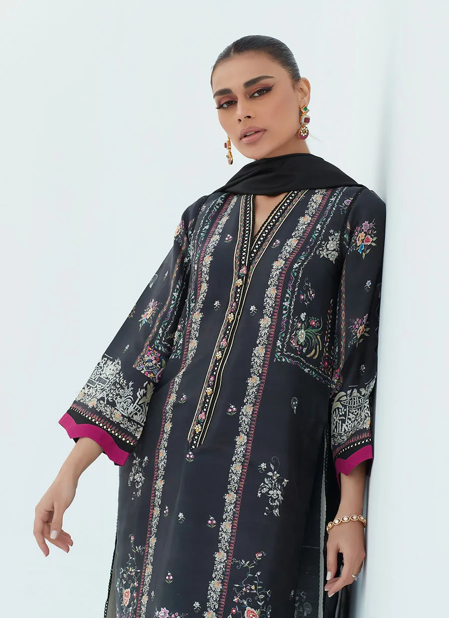 Leo Sable Shirt And Dupatta