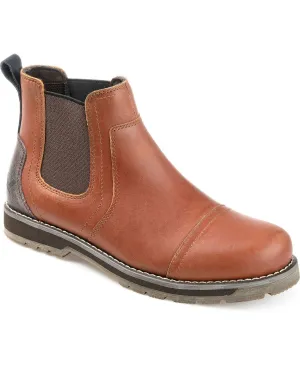 Men's Chelsea boots holloway cap toe Territory, brown