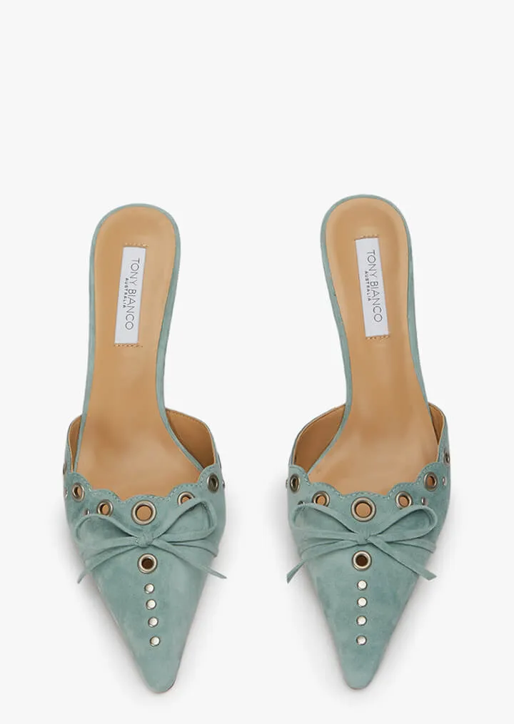 Shae Mint Suede