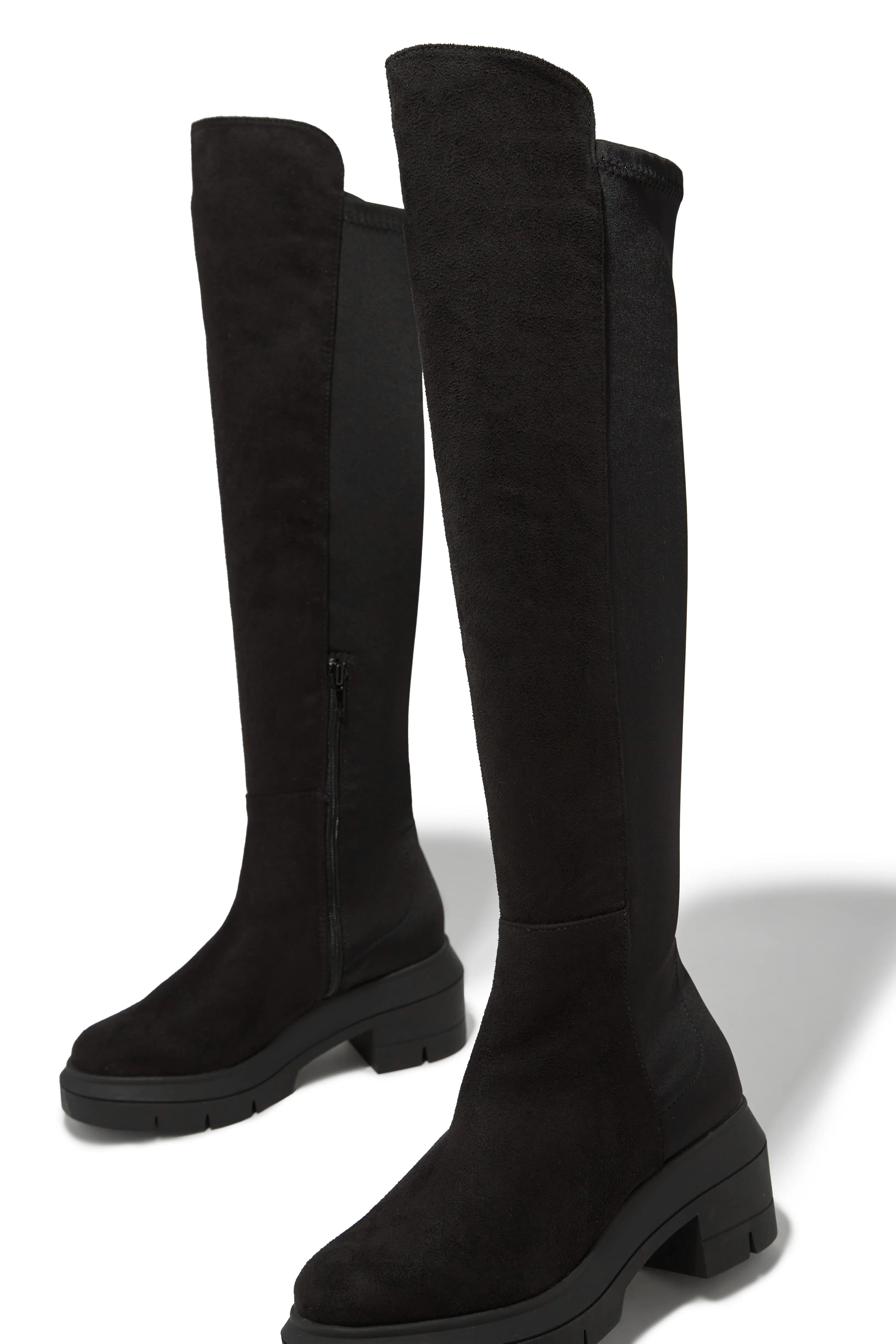 Zerah Over The Knee Boots - Black