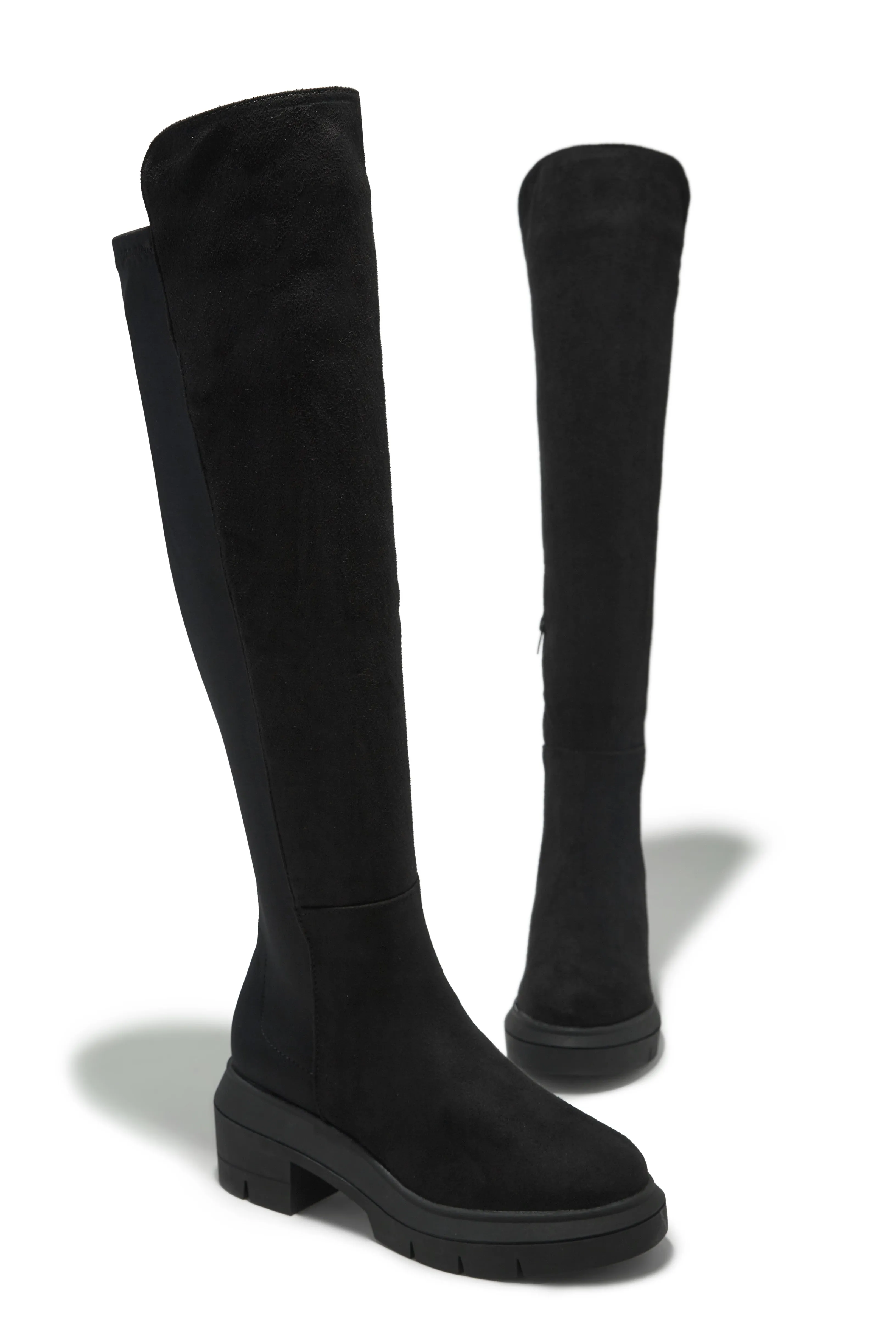 Zerah Over The Knee Boots - Black